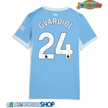 Maglie da calcio Manchester City Josko Gvardiol #24 Prima Maglia Femminile 2026-27 Manica Corta
